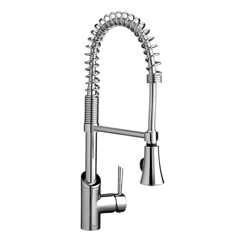 Fresno Culinary Semi-Professional Single Handle Pull-Down Spray Kitchen Faucet Polished Chrome
