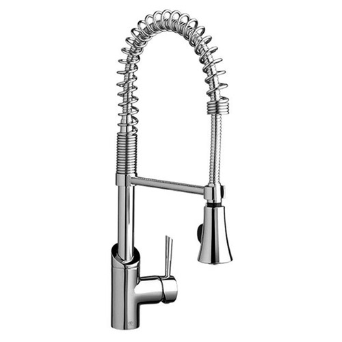 Fresno Culinary Semi-Professional Single Handle Pull-Down Spray Kitchen Faucet Ultra Steel