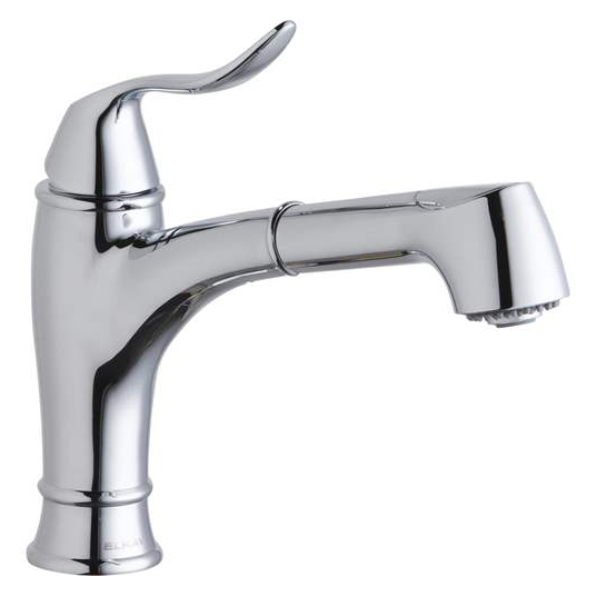 Explore Single Handle Pull-Out Spray Bar Faucet Chrome