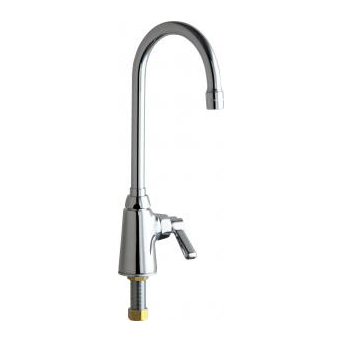 Deck-Mounted Manual Sink Faucet In Polished Chrome