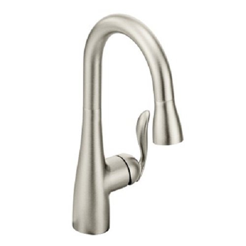 Arbor Single Handle Pull-Down Spray Bar Faucet Spot Resist Stainless