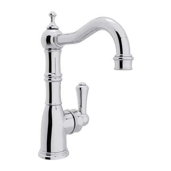 Perrin & Rowe Single Hole/Lever Bar Faucet in Polished Chrome