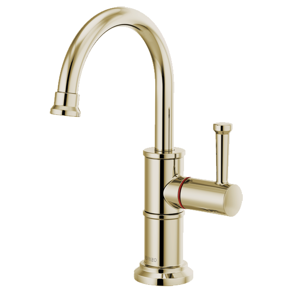 Brizo Artesso Instant Hot Faucet w/Arc Spout in Polished Nickel