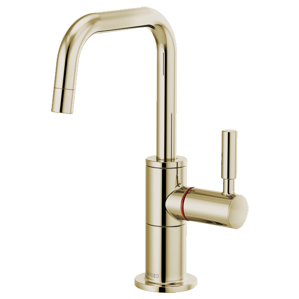 Brizo Odin Instant Hot Faucet w/Square Spout in Polished Nickel