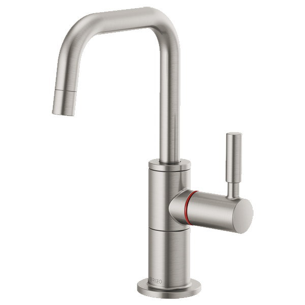 Brizo Odin Instant Hot Faucet w/Square Spout in Stainless
