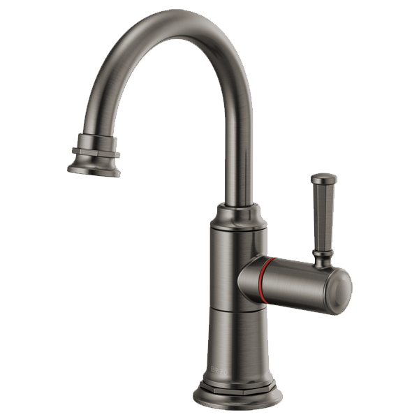 Brizo Rook Instant Hot Faucet w/Arc Spout in Luxe Steel