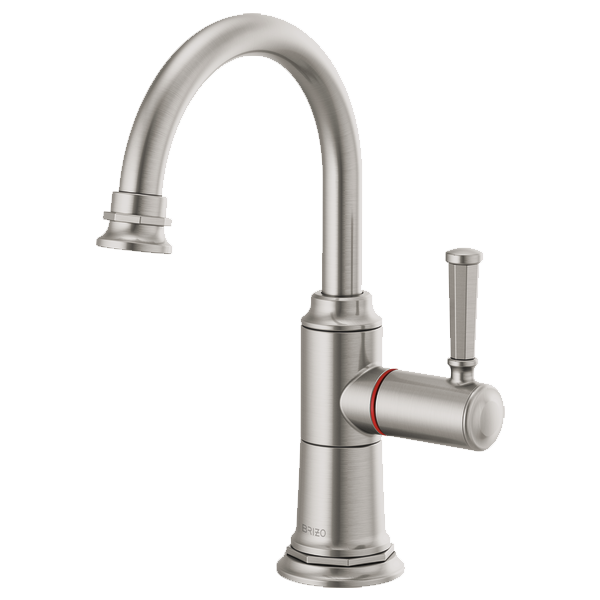 Brizo Rook Instant Hot Faucet w/Arc Spout in Stainless