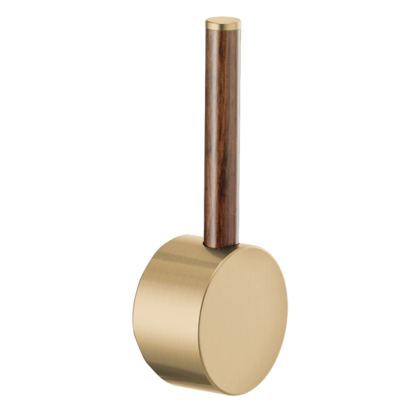 Brizo Odin Pull-Down Faucet Lever Handle in Luxe Gold/Wood