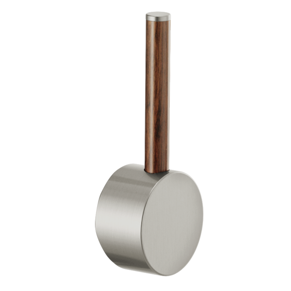 Brizo Odin Pull-Down Faucet Lever Handle in Stainless/Wood