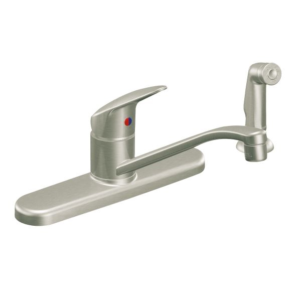 Cornerstone One Handle Kitchen Faucet in Stainless