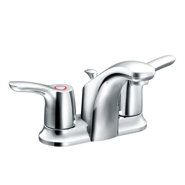 Baystone 4" Centerset Lav Faucet in Chrome w/50/50 waste 
