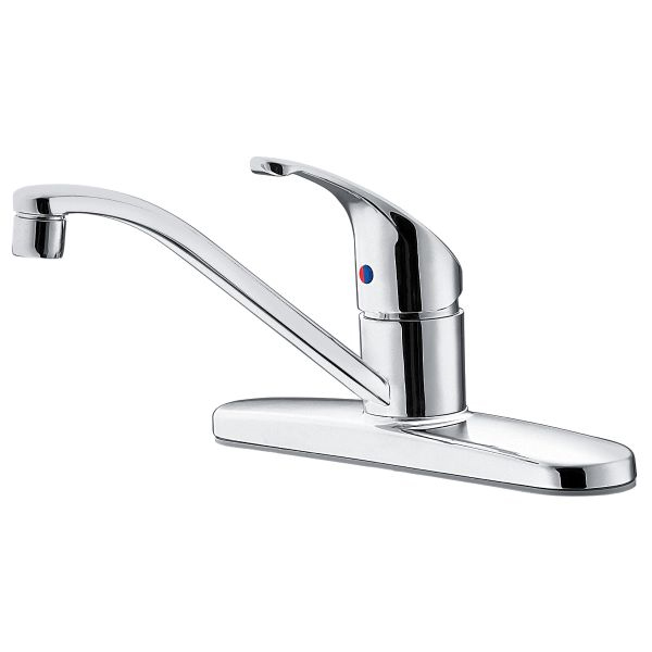 Flagstone One Handle Kitchen Faucet in Chrome