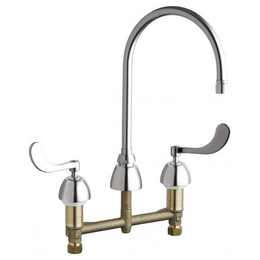 201 Series Kitchen Faucet w/8" Centers 0.5 gpm in Chrome