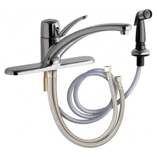2301 Series Kitchen Faucet w/8" Centers & Side Spray 2.2 gpm in Chrome
