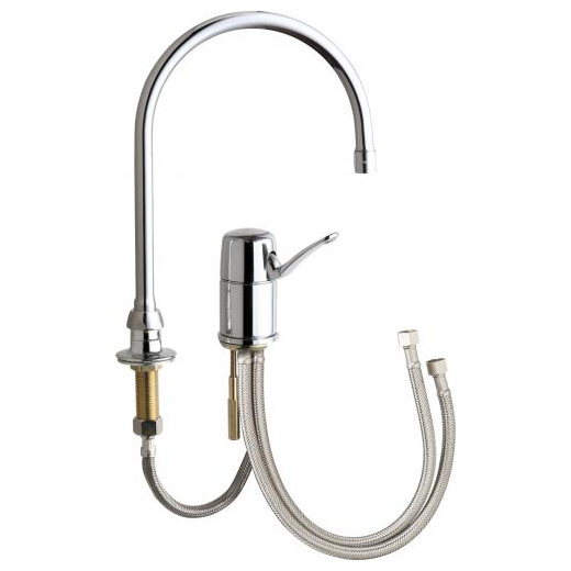 2302 Series Kitchen Faucet Widespread 0.5 gpm in Polished Chrome