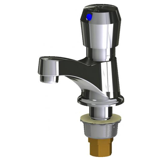 Single Supply Metering Faucet In Chrome