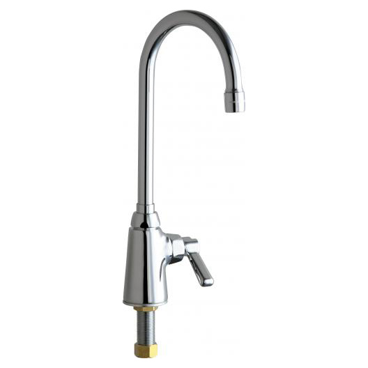 Deck-Mounted Manual Sink Faucet In Pol Chrome