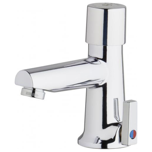 Single Supply Metering Faucet In Chrome