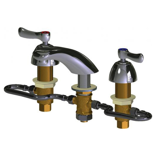 Deck-Mounted Faucet In Chrome