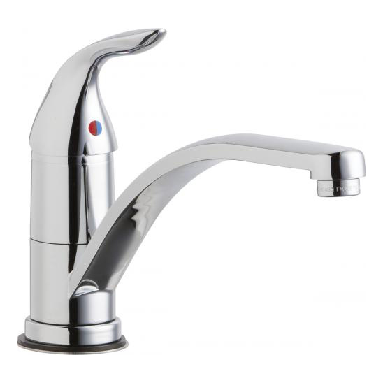 Commercial Kitchen Faucet Single Hole 1.5 gpm in Chrome