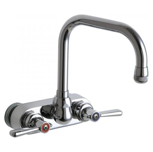 521 Series Kitchen Faucet w/4" Centers Wall Mount in Chrome
