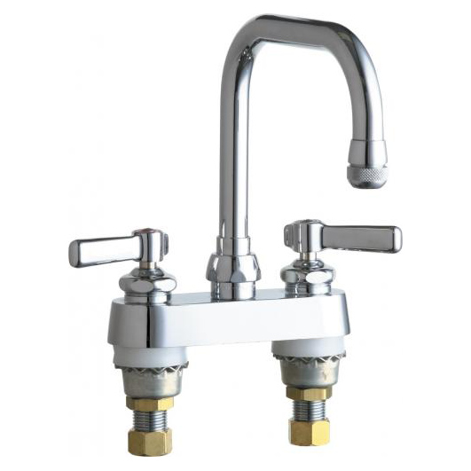 895 Series Kitchen Faucet w/4" Centers Full Flow in Chrome