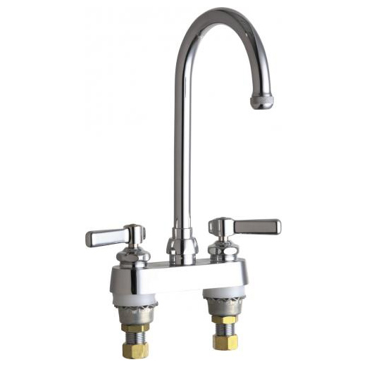 Deck-Mounted Faucet W/Fixed Centers In Chrome