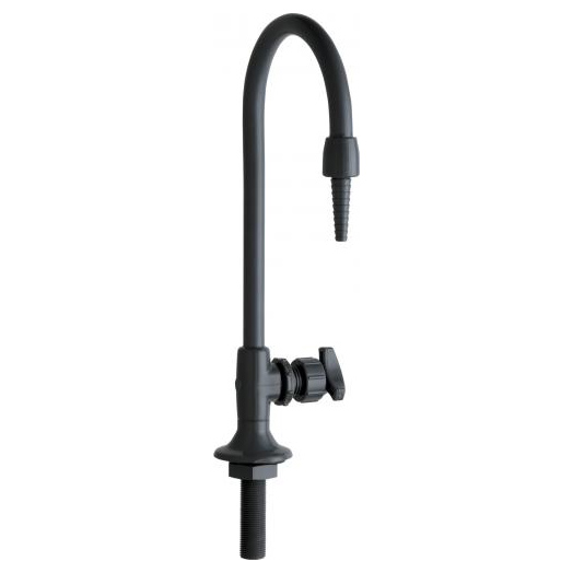 Deck-Mounted Lab Polyvinyl Water Fitting In Black