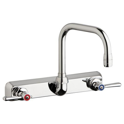 W8W Series Kitchen Faucet w/8" Centers 1.5 gpm Wall Mount in Chrome