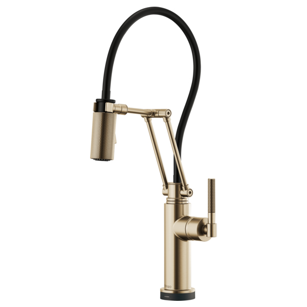 Brizo Litze Smarttouch Single Hole Articulating Fct in Gold Luxe