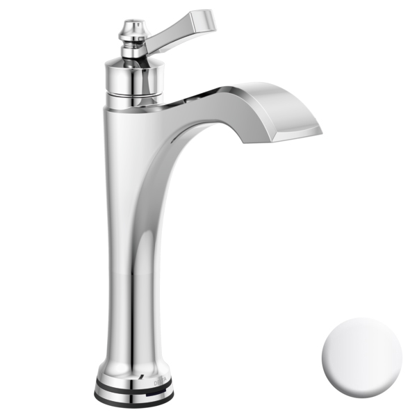 Dorval Single Hole Vessel Touch Lav Faucet in Stainless Steel