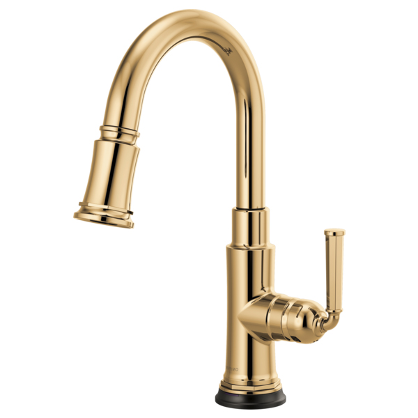 Rook Smarttouch Pull Down Prep Faucet in Polished Gold