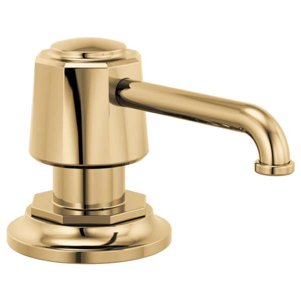 Rook Soap/Lotion Dispenser in Polished Gold
