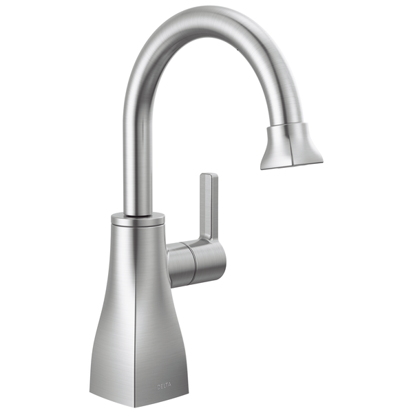 Contemporary Square Beverage Faucet in Arctic Stainless