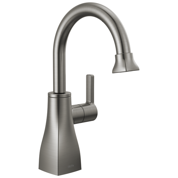 Contemporary Square Beverage Faucet in Black Stainless