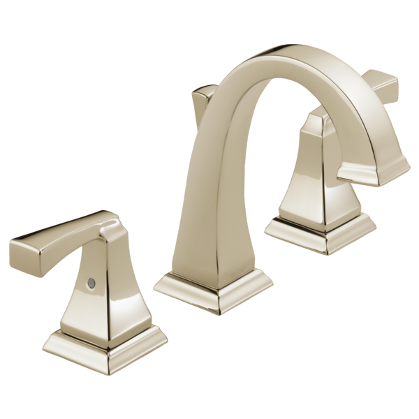 Dryden Widespread Lav Faucet in Polished Nickel w/Drain