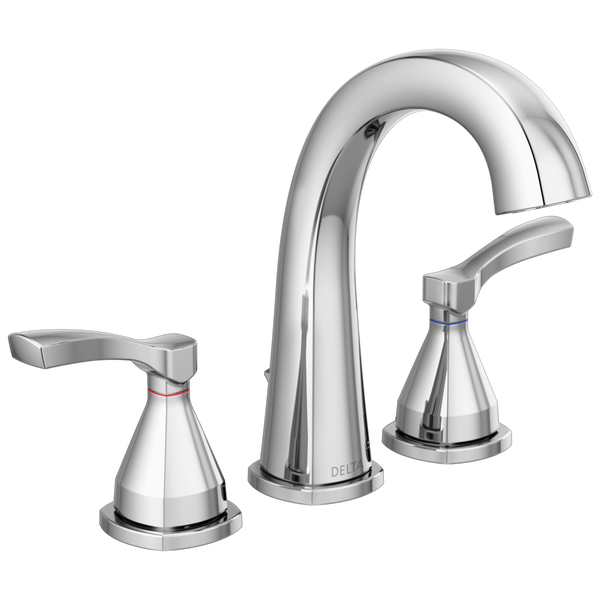 Stryke Widespread Lav Faucet w/Lever Hdls & Drn in Chrome