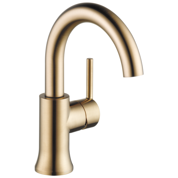Trinsic Single Hole Lavatory Faucet w/Drain in Champagne Bronze, 1.2 gpm