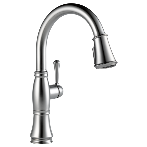 Cassidy Single Handle Pulldown Kitchen Faucet in Arctic Stainless