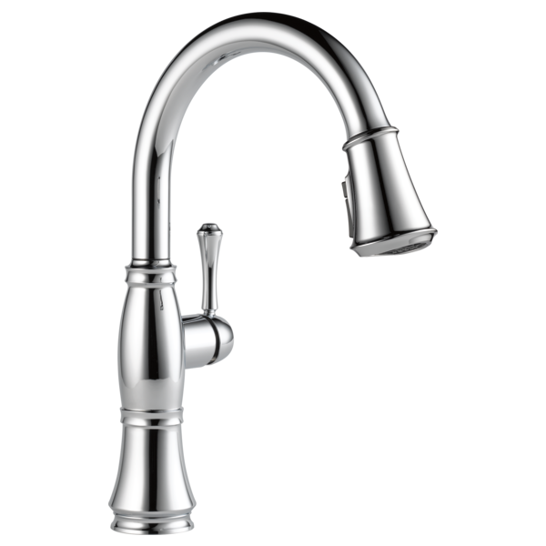 Cassidy Single Handle Pulldown Kitchen Faucet in Polished Chrome
