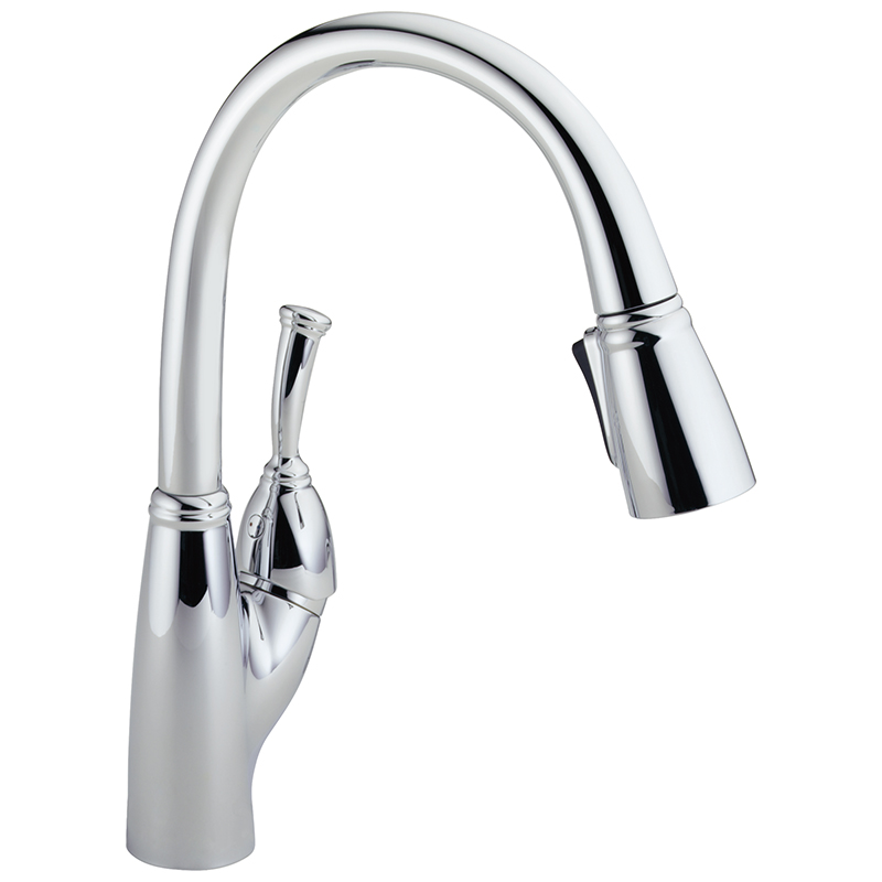 Allora Pull-Down Kitchen Faucet in Chrome