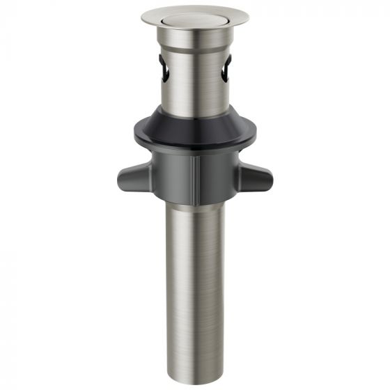 Metal Push Pop-Up Lav Drain w/Overflow in Stainless