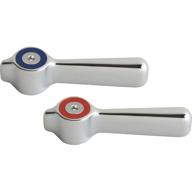 Vandal Proof Handles Set in Chrome (2 pc)