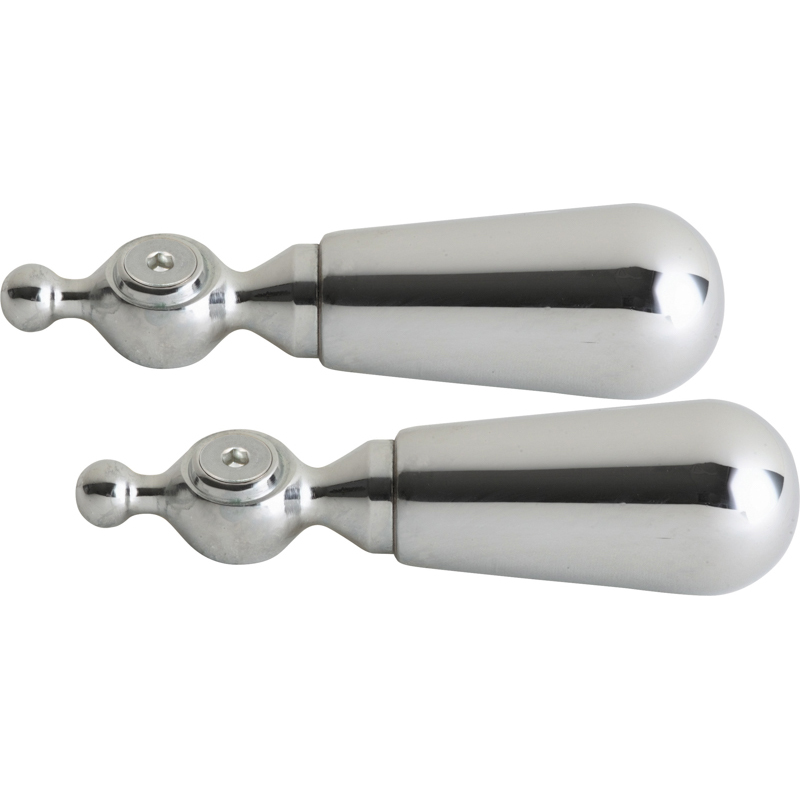 Vandal Proof Lever Handle Set in Chrome (2 pc)