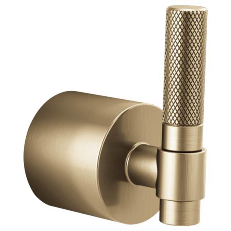 Brizo Litze T-Lever Handle in Gold Luxe (1 pc) for Tub Fillers