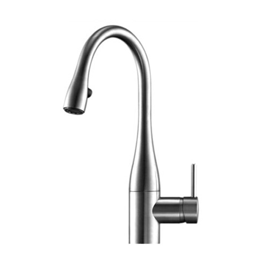 Eve Single Handle Pull-Down Kitchen Faucet Stainless Steel