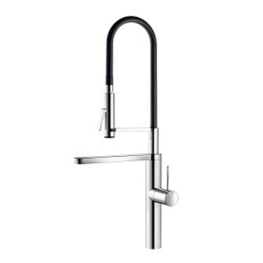 Ono Single Handle Pull-Down Spray HighFlex Kitchen Faucet Chrome