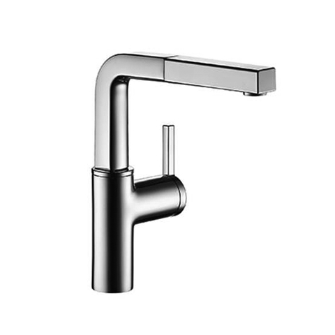 Ava Single Handle Pull-Out Spray Kitchen Faucet Chrome
