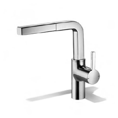 Ava Single Handle Pull-Out Spray Kitchen Faucet Stainless Steel