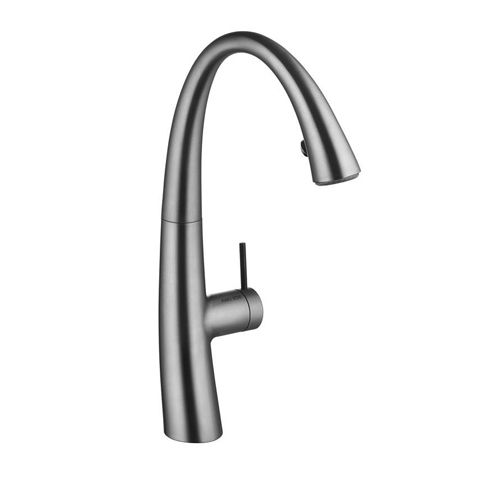 Zoe Single Handle Pull-Out Spray Kitchen Faucet Stainless Steel